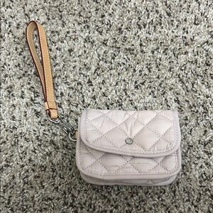MZ Wallace Quilted Pink Wristlet